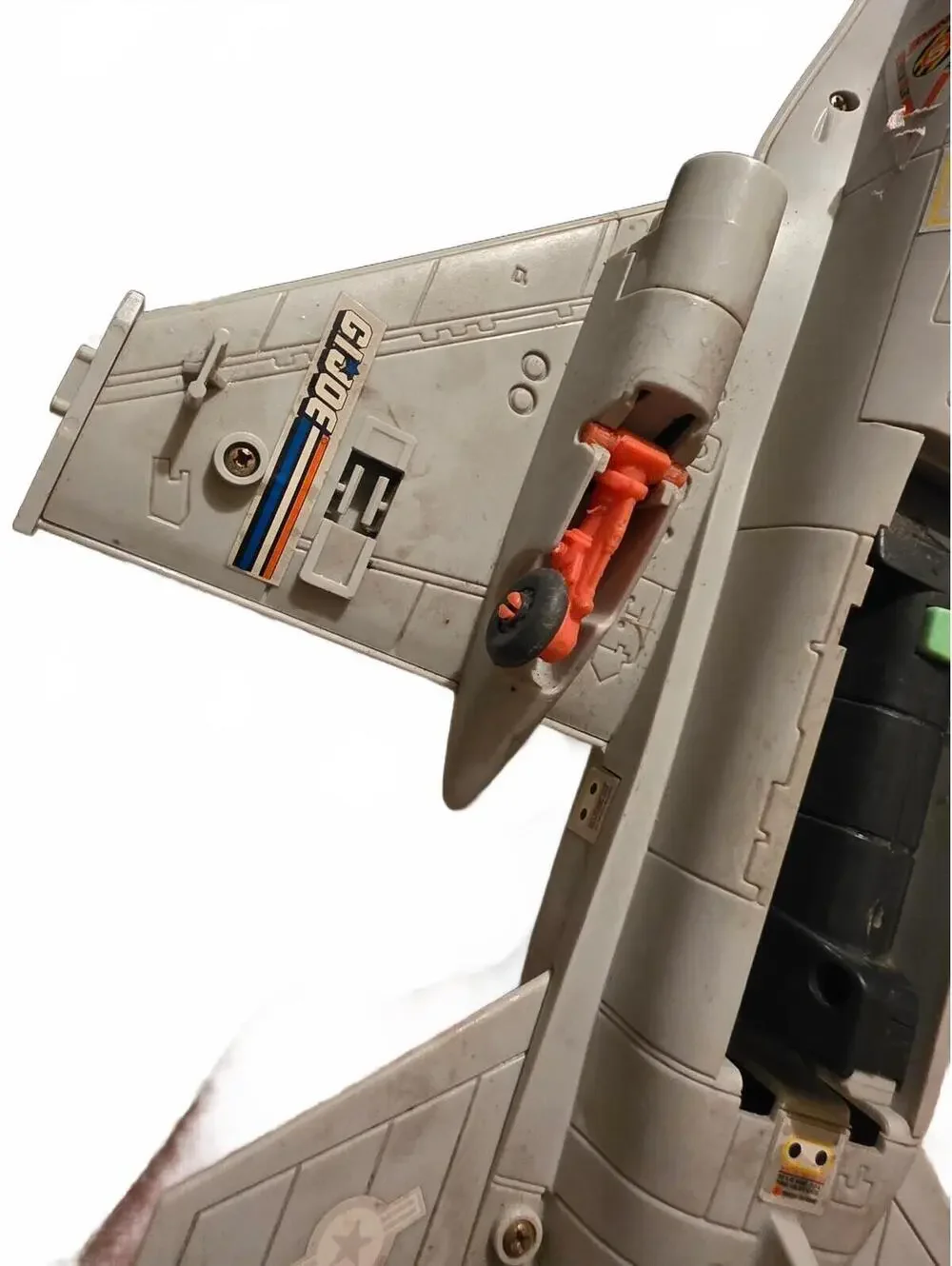 Vintage G.I. Joe Fighter Jet Toy with Landing Gear